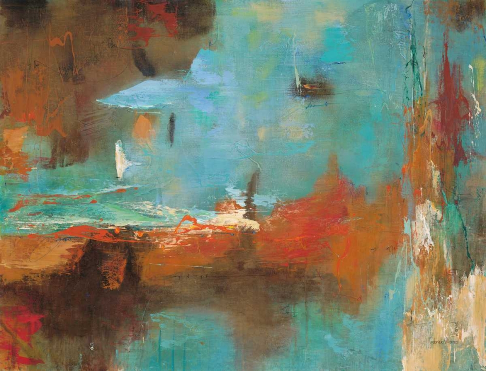 Seaside Rhythm 1 art print by Gabriela Villarreal Villarreal for $57.95 CAD