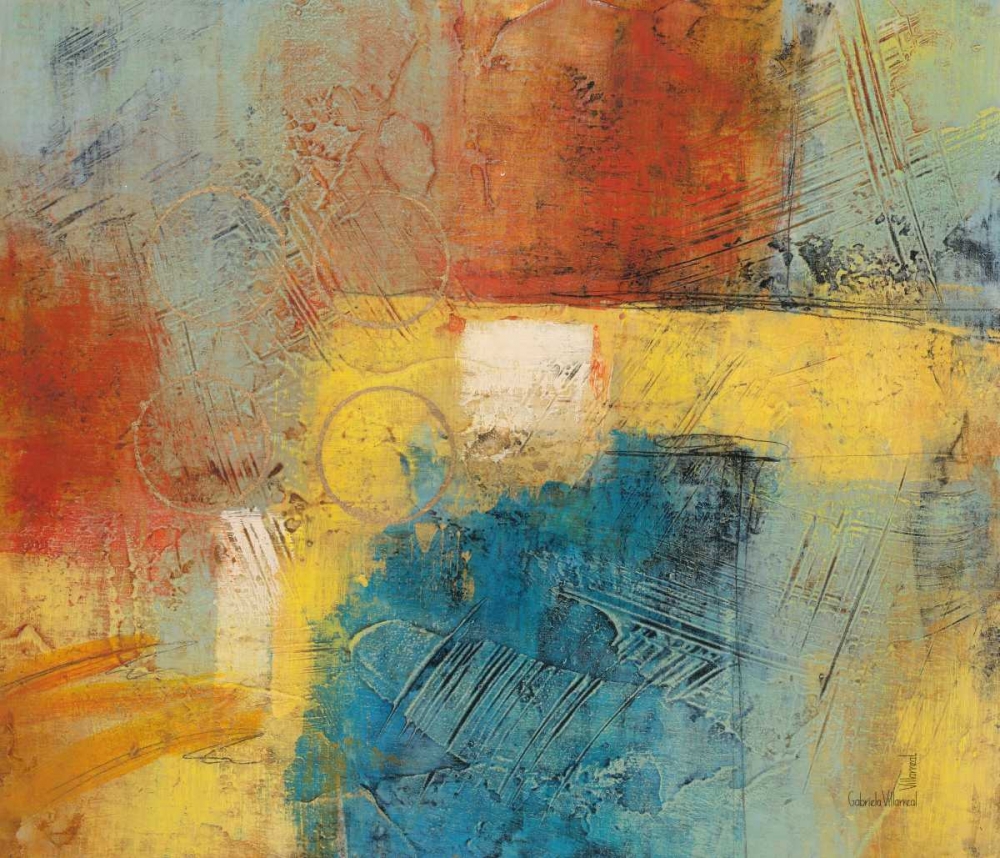 Linear Yellow 1 art print by Gabriela Villarreal Villarreal for $57.95 CAD