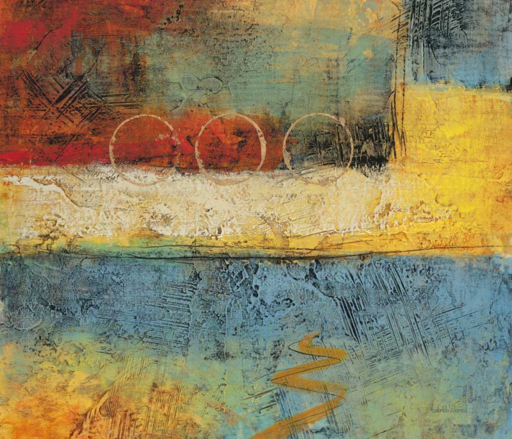Linear Yellow 2 art print by Gabriela Villarreal Villarreal for $57.95 CAD