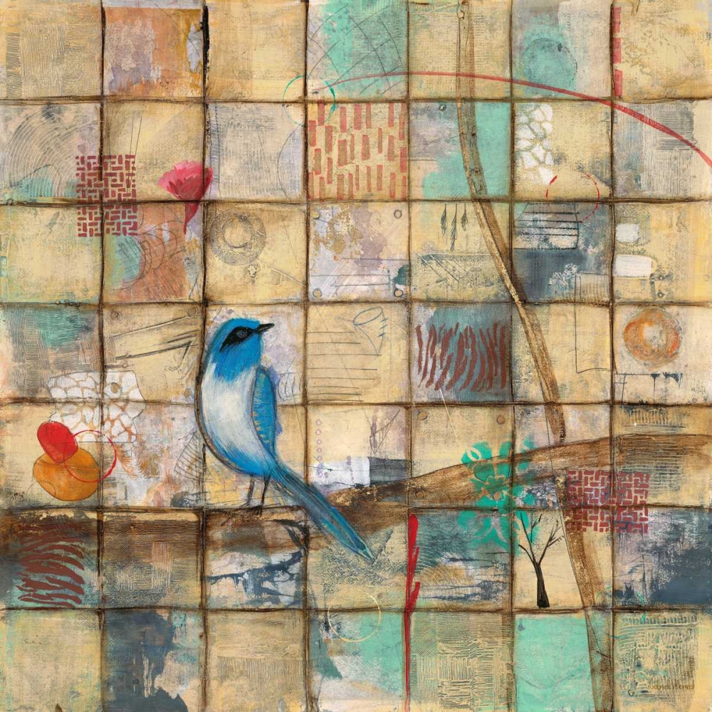 Bluebird Summer art print by Gabriela Villarreal Villarreal for $57.95 CAD