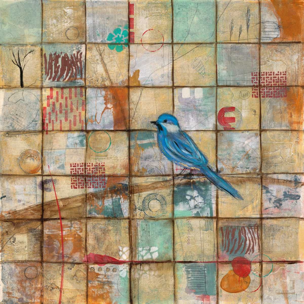 Bluebird Song art print by Gabriela Villarreal Villarreal for $57.95 CAD