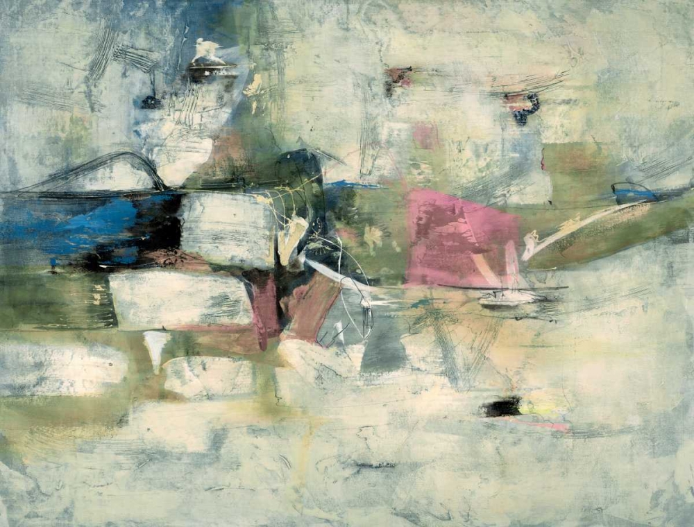 Abstract Cocktail Party 3- Pastel art print by Gabriela Villarreal Villarreal for $57.95 CAD