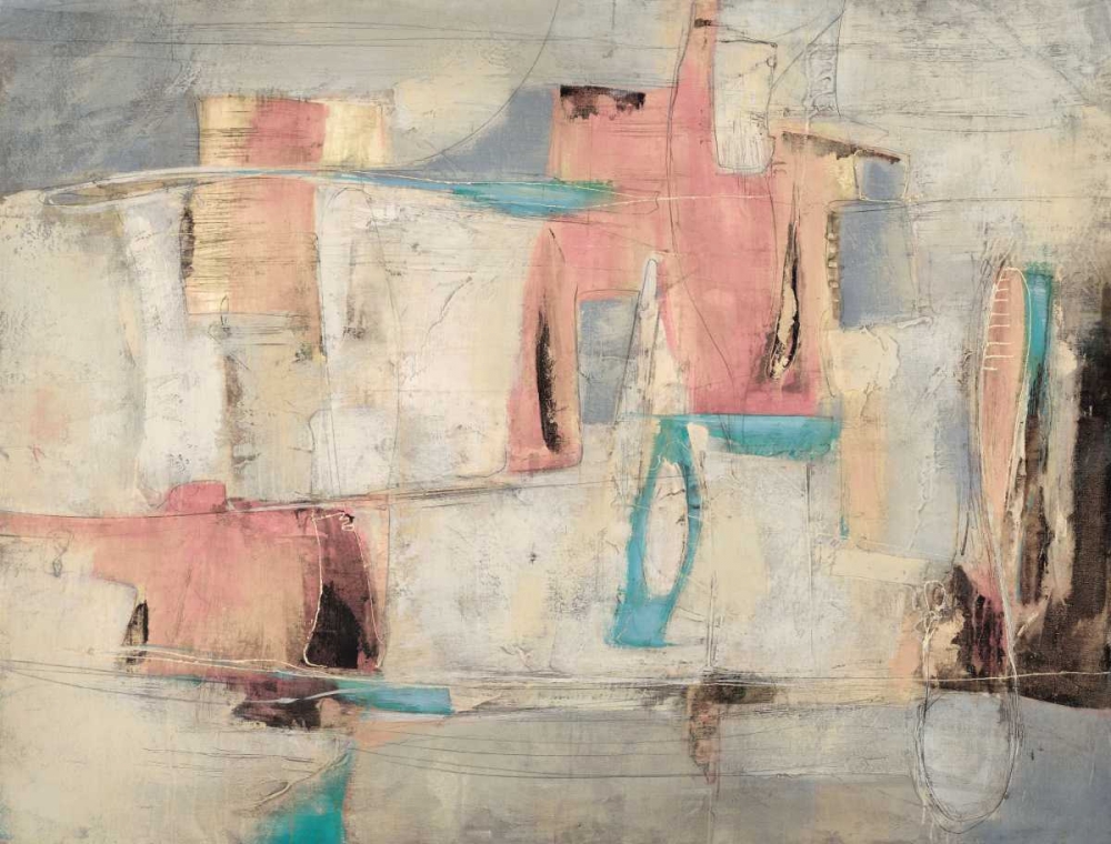Abstract Cocktail Party 4 - Pastel art print by Gabriela Villarreal Villarreal for $57.95 CAD