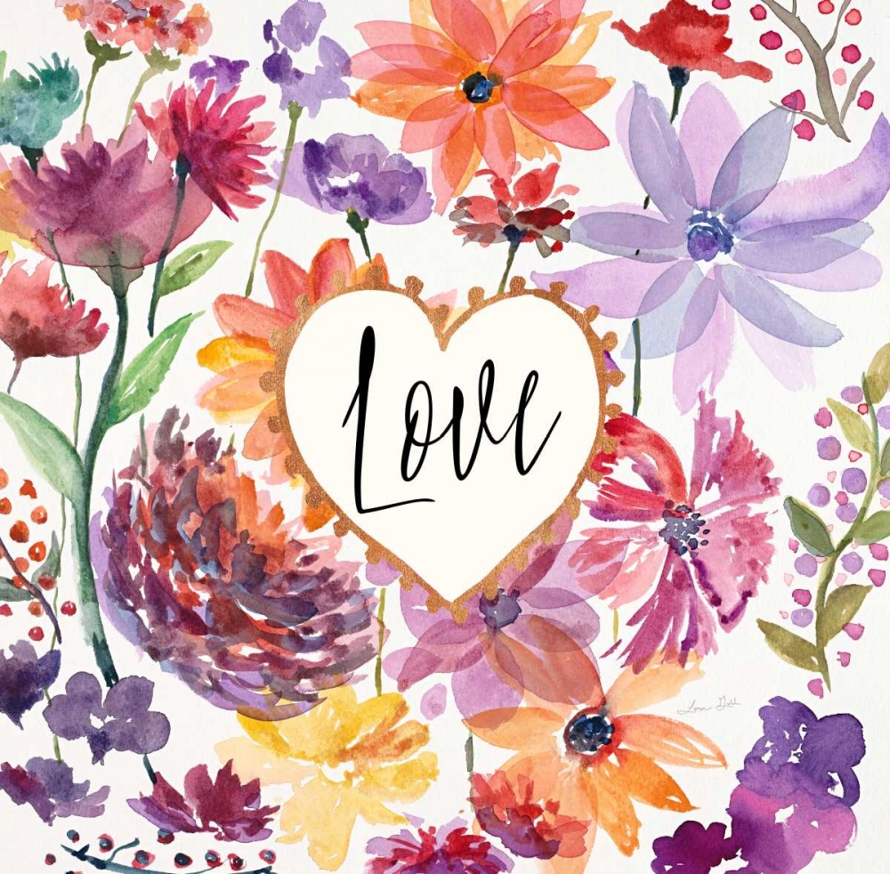 Love Garden art print by Lora Gold for $57.95 CAD