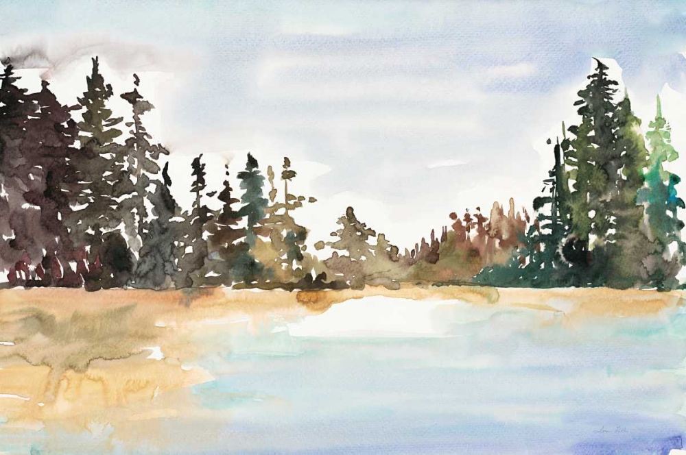 Evergreen View art print by Lora Gold for $57.95 CAD
