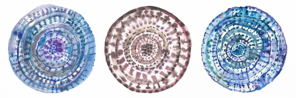Watercolor Mandalas 1 art print by Lora Gold for $57.95 CAD