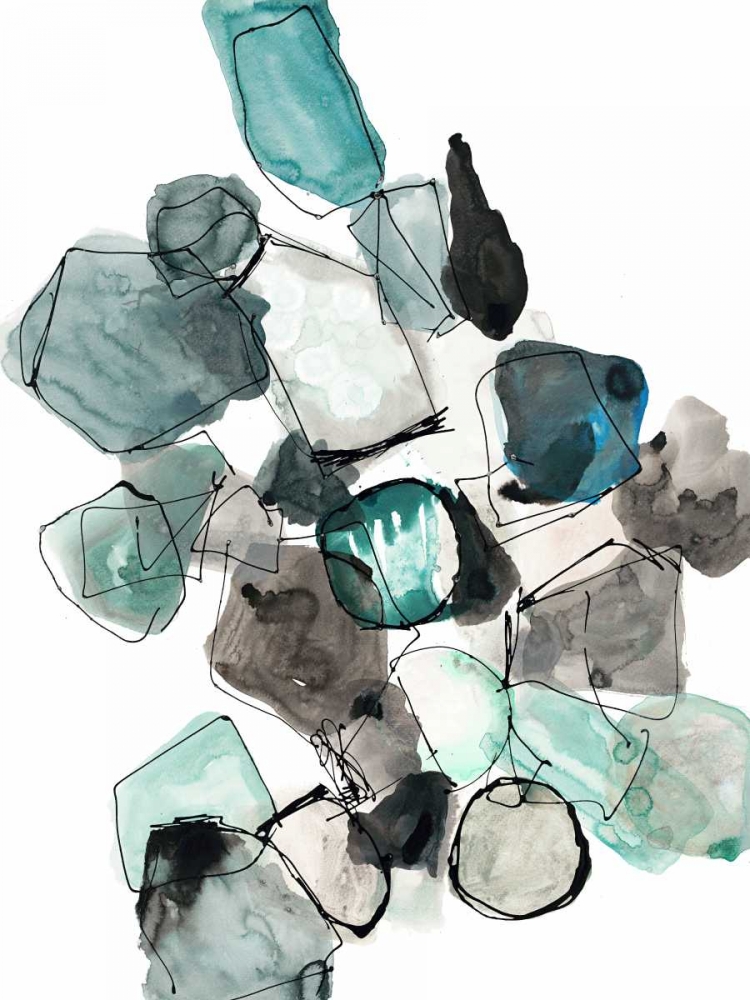 Geometric Pools art print by Lora Gold for $57.95 CAD