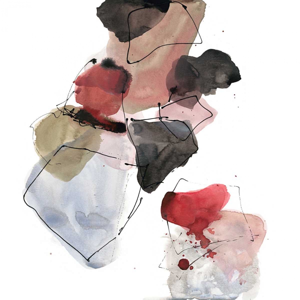 Gestural Geometrics 1 art print by Lora Gold for $57.95 CAD