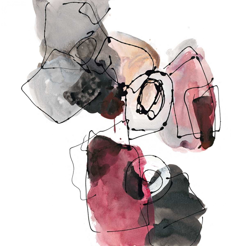 Gestural Geometrics 2 art print by Lora Gold for $57.95 CAD