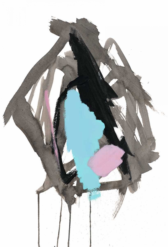 Gestural Brush, Pastel art print by Lora Gold for $57.95 CAD