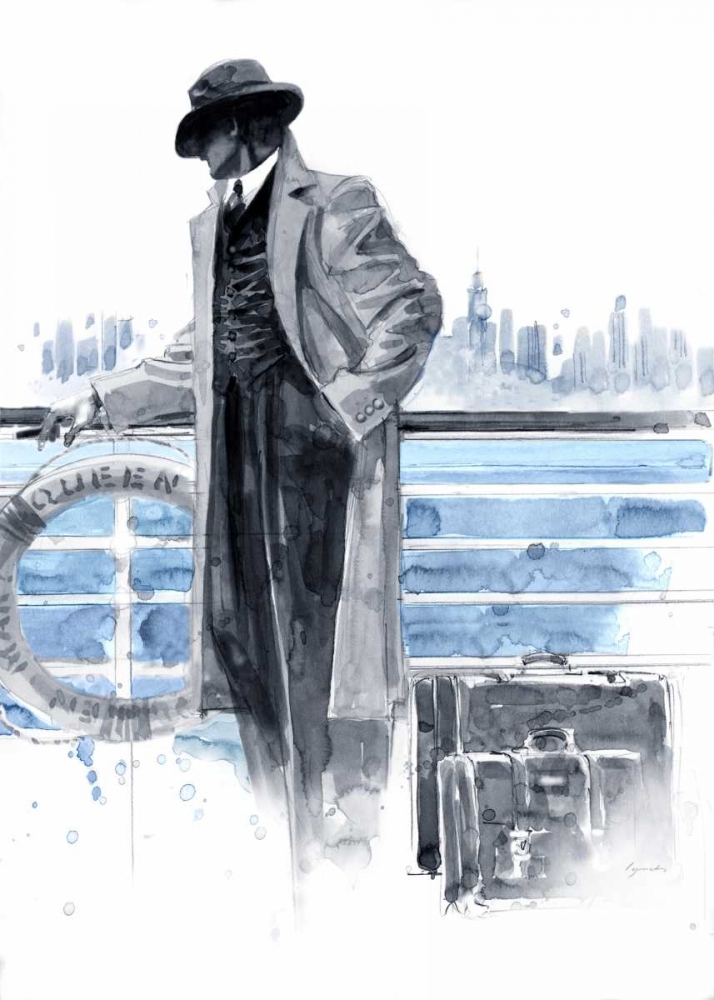 Pier 56 Blue Study art print by Brent Lynch for $57.95 CAD