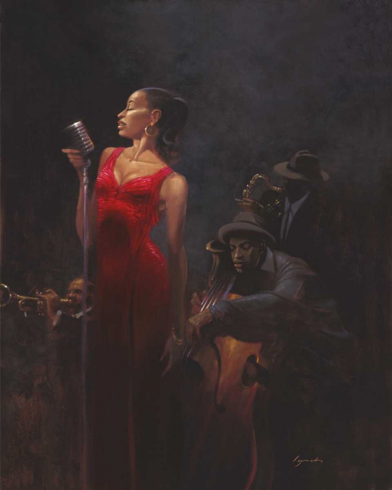 Garnet Diva art print by Brent Lynch for $57.95 CAD