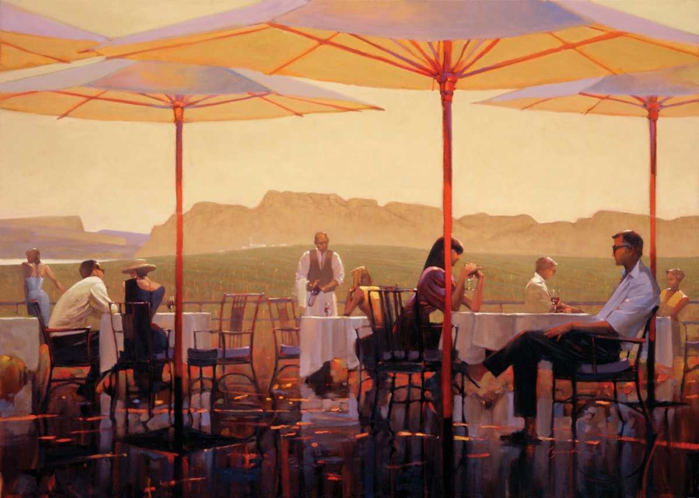 Winery Terrace art print by Brent Lynch for $57.95 CAD