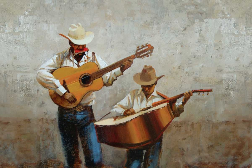 Street Music art print by Brent Lynch for $57.95 CAD