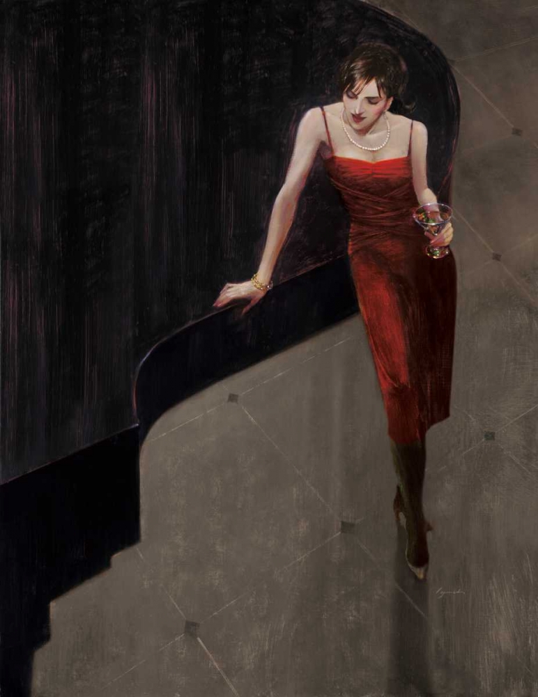 Piano Bar 2 art print by Brent Lynch for $57.95 CAD