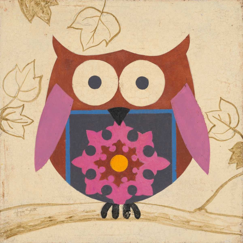 Brown Boho Owl art print by Hope Smith for $57.95 CAD
