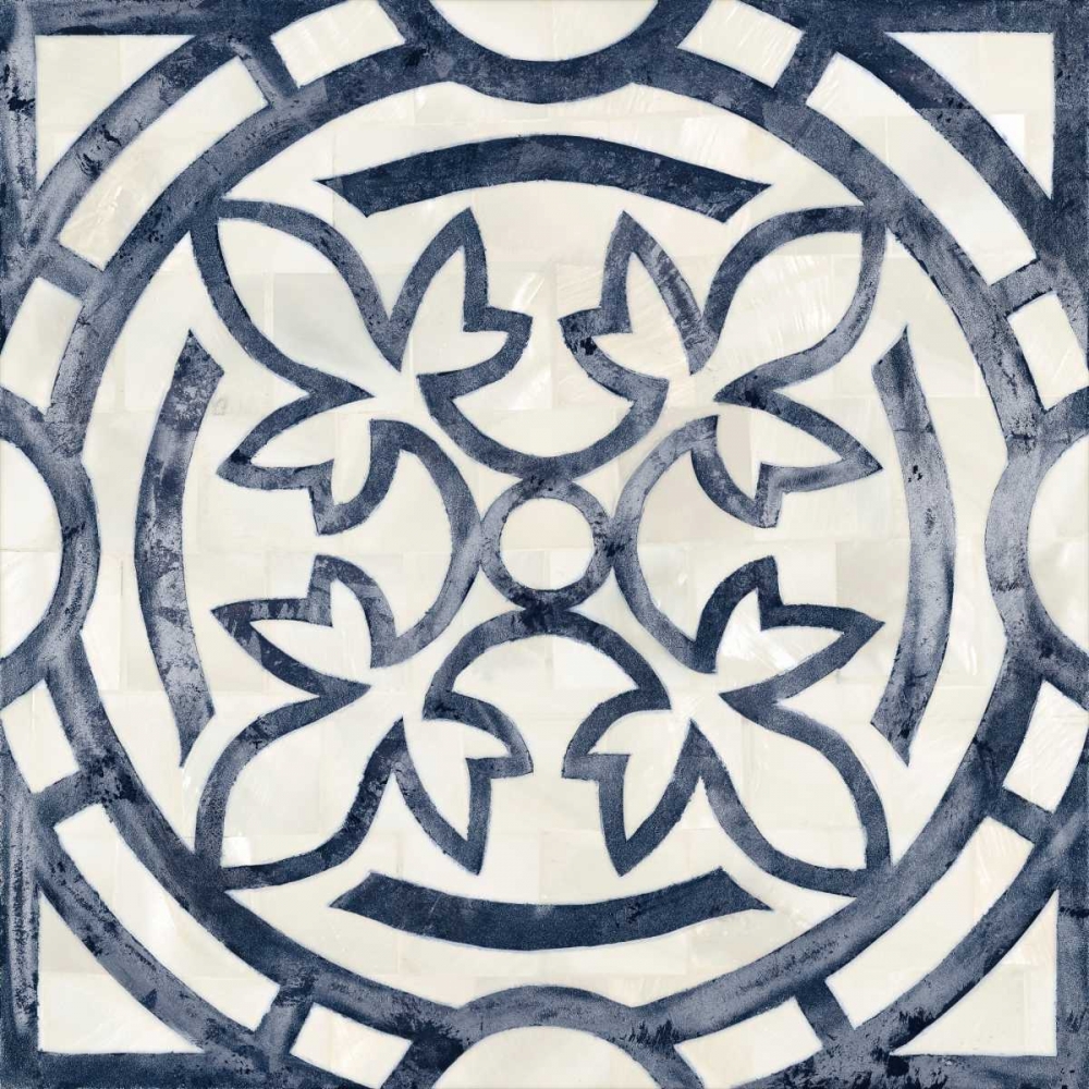 Blue Moroccan Tile 3 art print by Hope Smith for $57.95 CAD