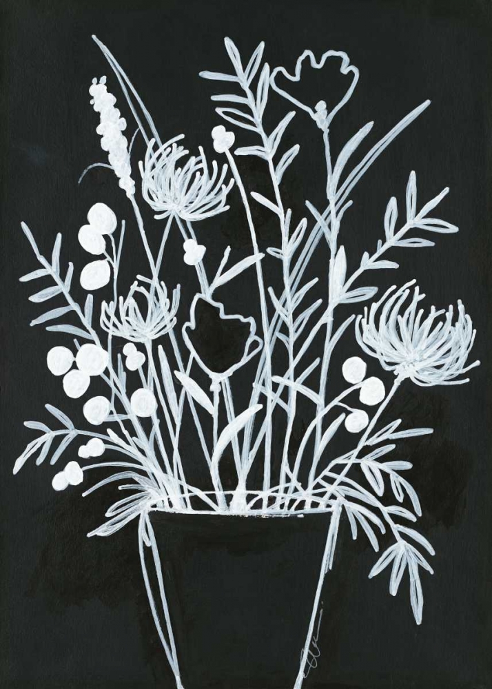 Black and White Bouquet 2 art print by Filippo Ioco for $57.95 CAD