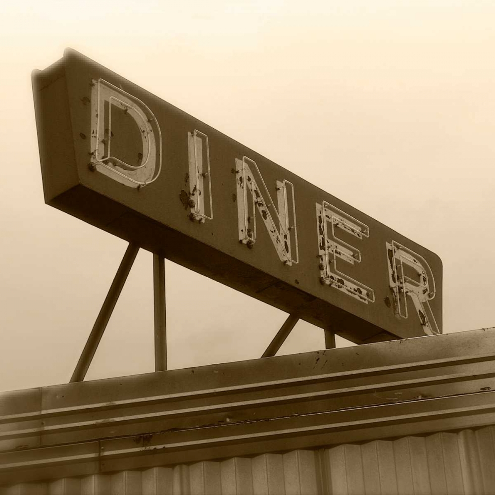 Diner Sign art print by Walter Robertson for $57.95 CAD
