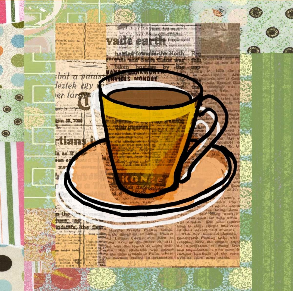 Script Coffee art print by Walter Robertson for $57.95 CAD