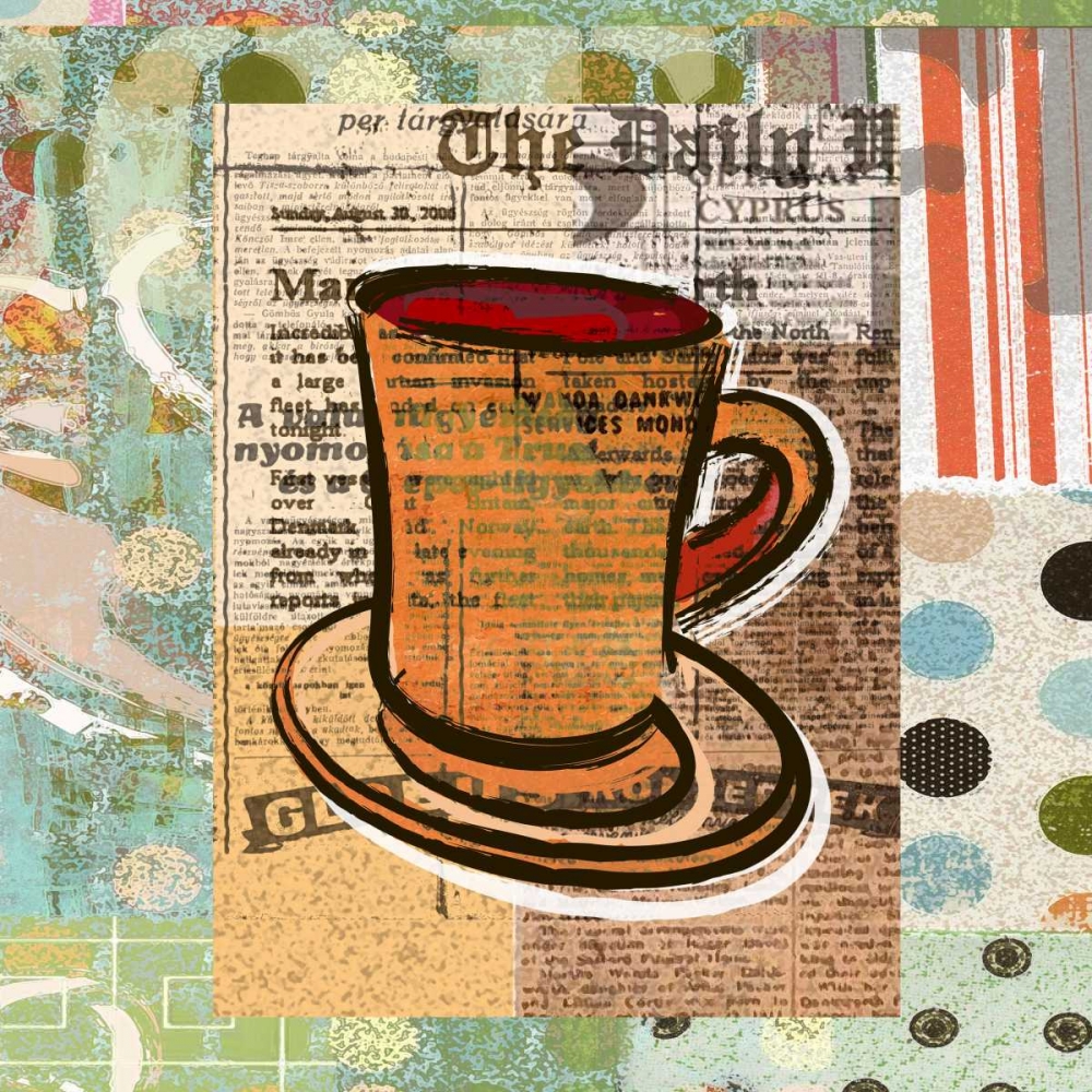 Daily Coffee art print by Walter Robertson for $57.95 CAD