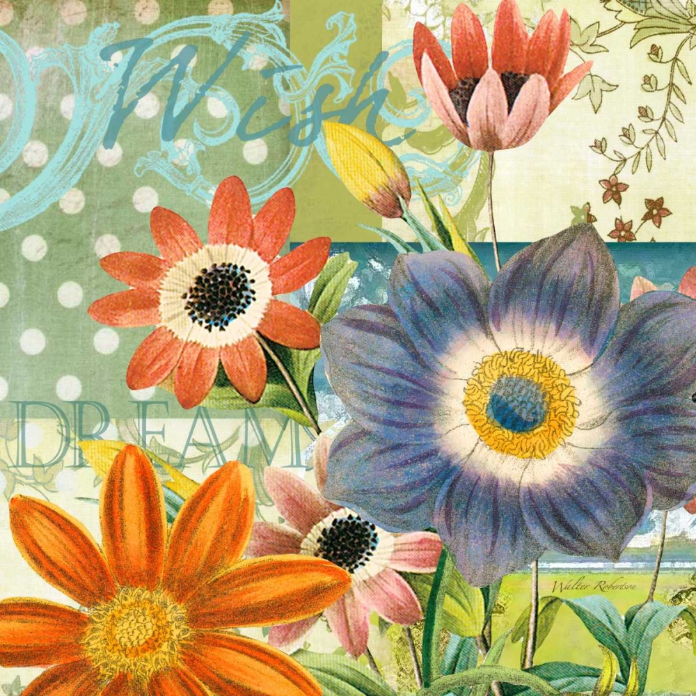 Polka dot Poppy art print by Walter Robertson for $57.95 CAD