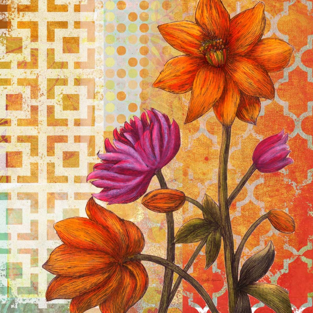 Cheerful Dahlia art print by Walter Robertson for $57.95 CAD