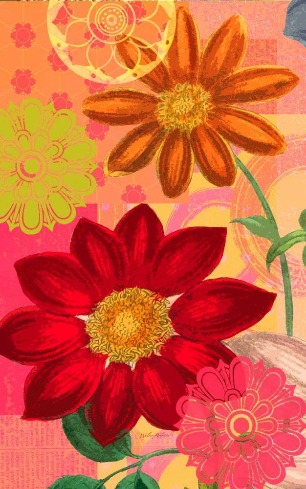 Brilliant Garden 1 art print by Walter Robertson for $57.95 CAD