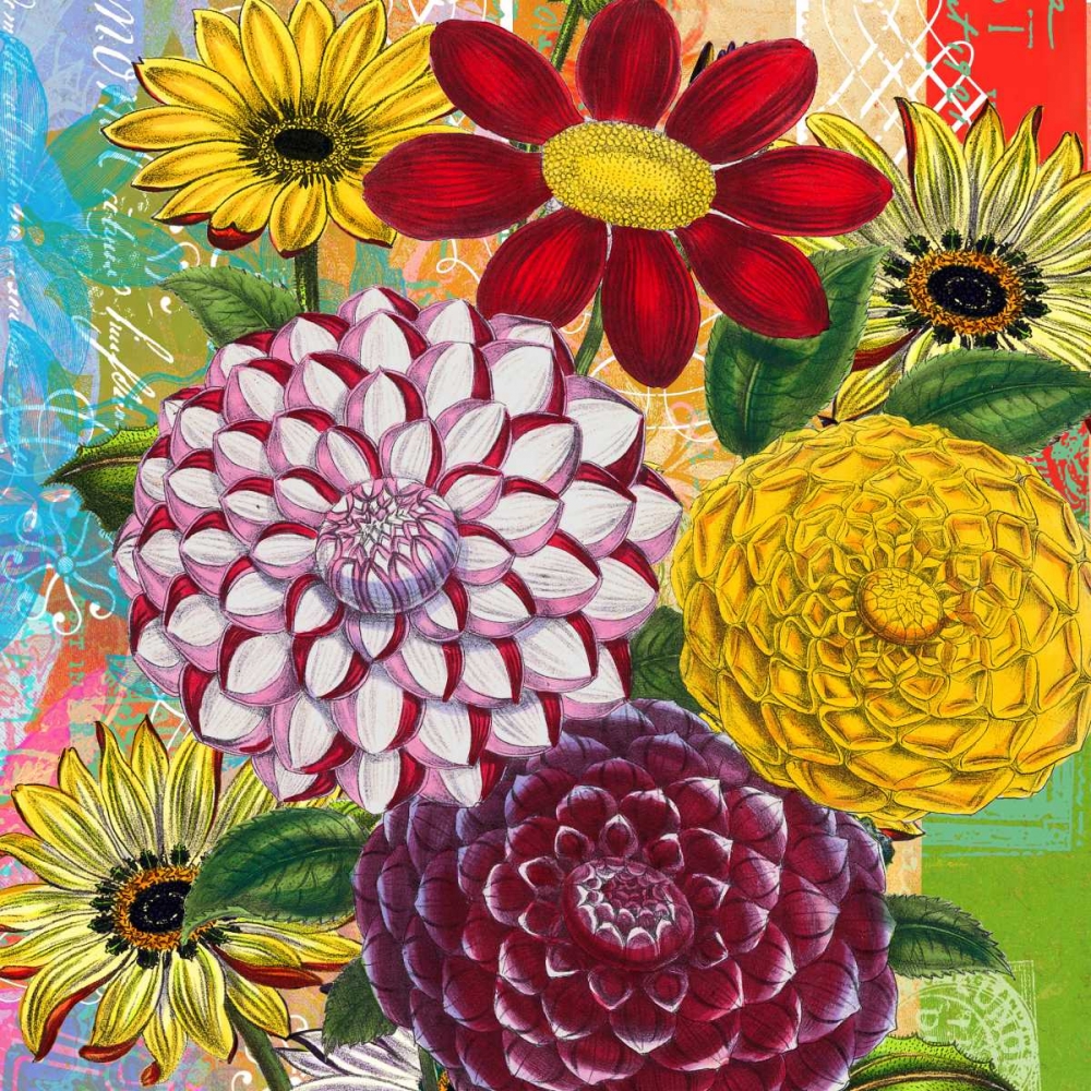 Vibrant Florals art print by Walter Robertson for $57.95 CAD