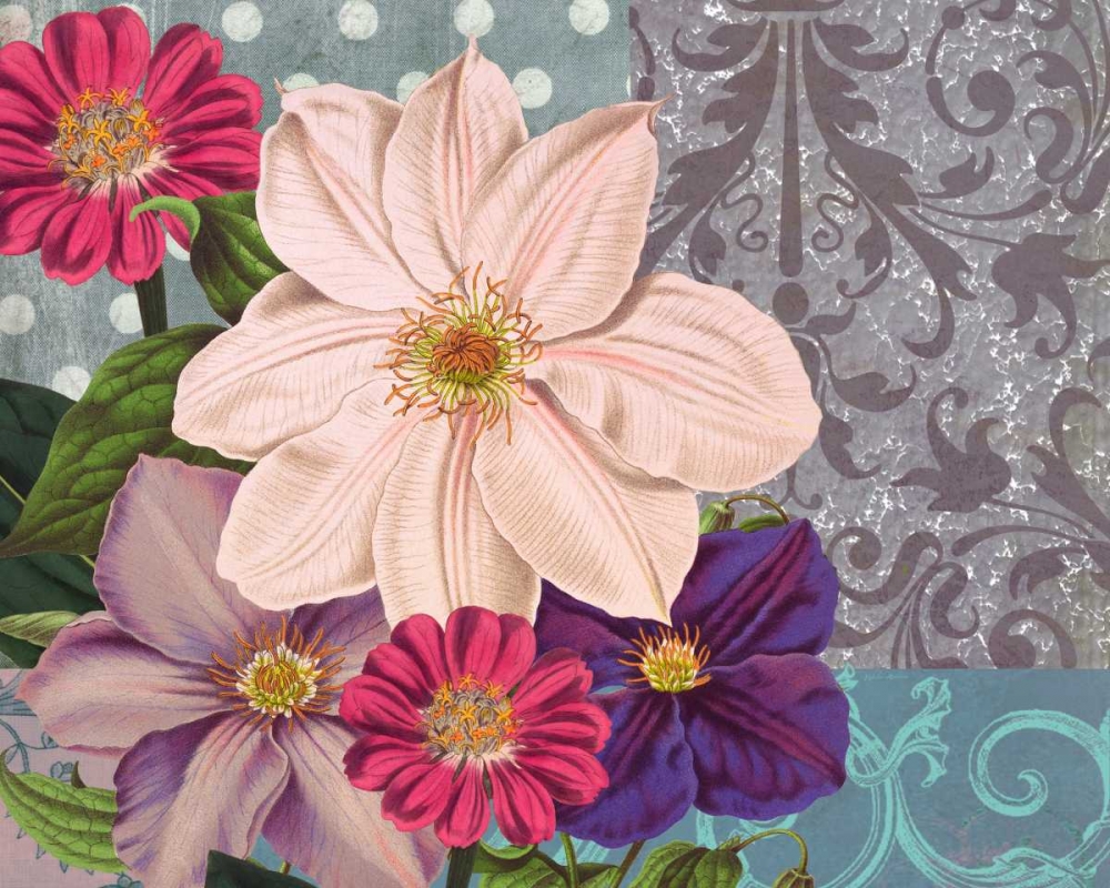 Polka Dot Bouquet 1 art print by Walter Robertson for $57.95 CAD