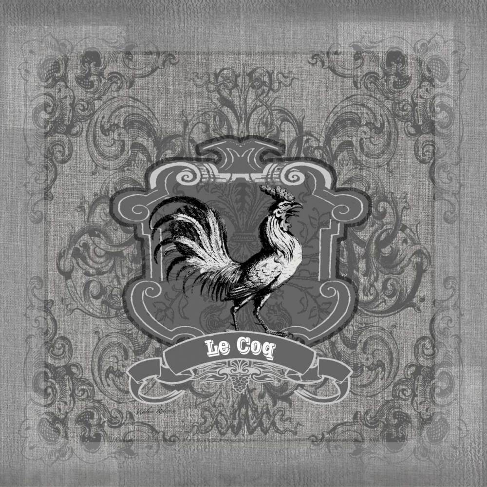 Filigree Rooster art print by Walter Robertson for $57.95 CAD