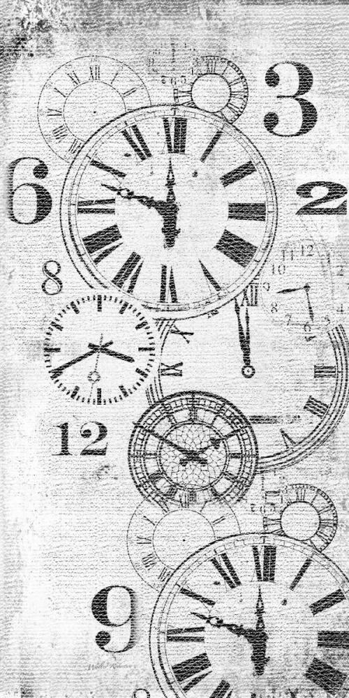 About Time Panel White art print by Walter Robertson for $57.95 CAD