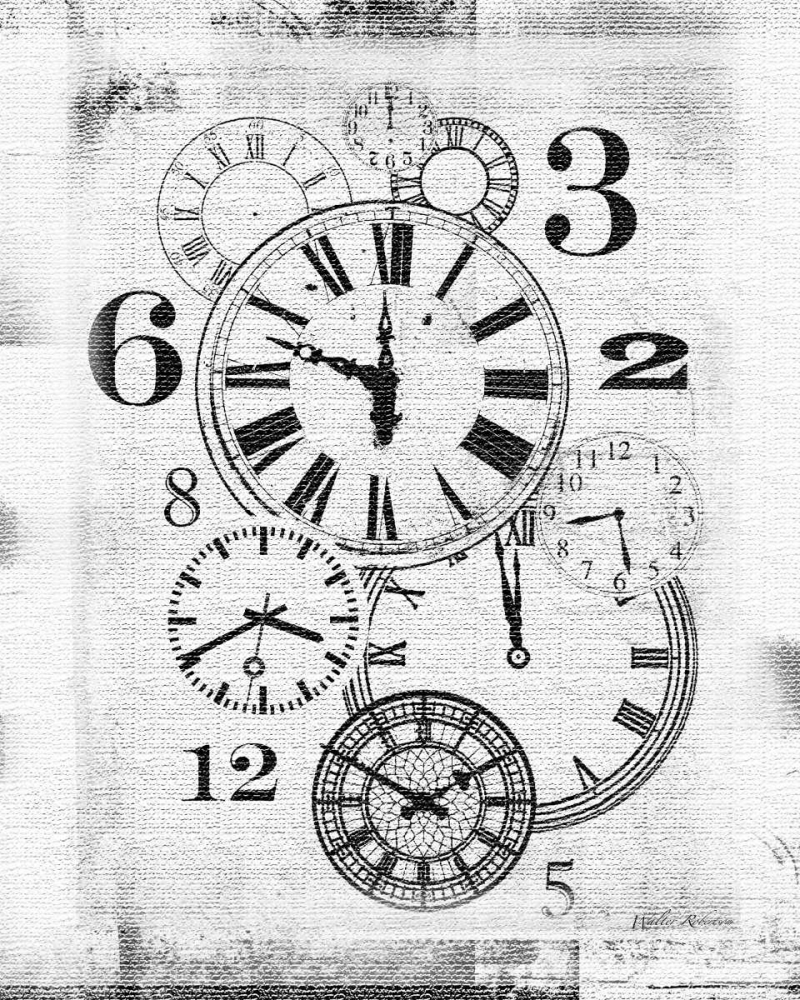 About Time White art print by Walter Robertson for $57.95 CAD