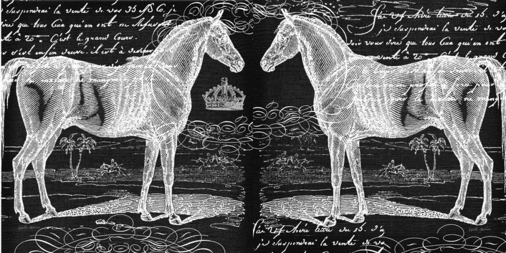Filigree Horse art print by Walter Robertson for $57.95 CAD