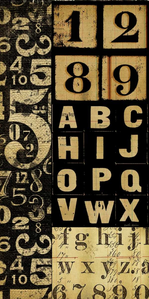 Numbers Game 2 art print by Walter Robertson for $57.95 CAD