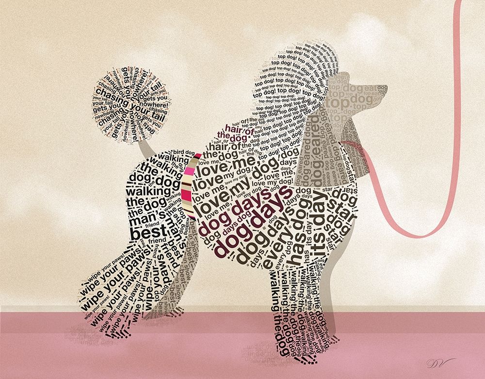POODLE PORTRAIT art print by Dominique Van Roey for $57.95 CAD