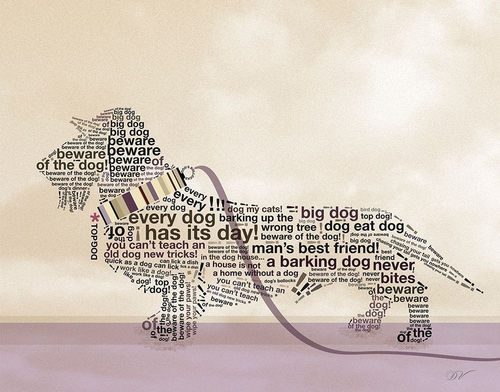 DACHSHUND PORTRAIT art print by Dominique Van Roey for $57.95 CAD