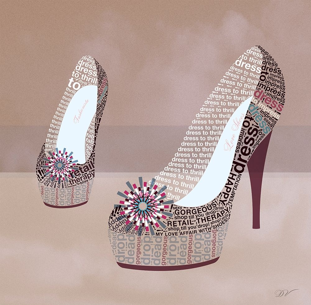 PRETTY SHOE art print by Dominique Van Roey for $57.95 CAD