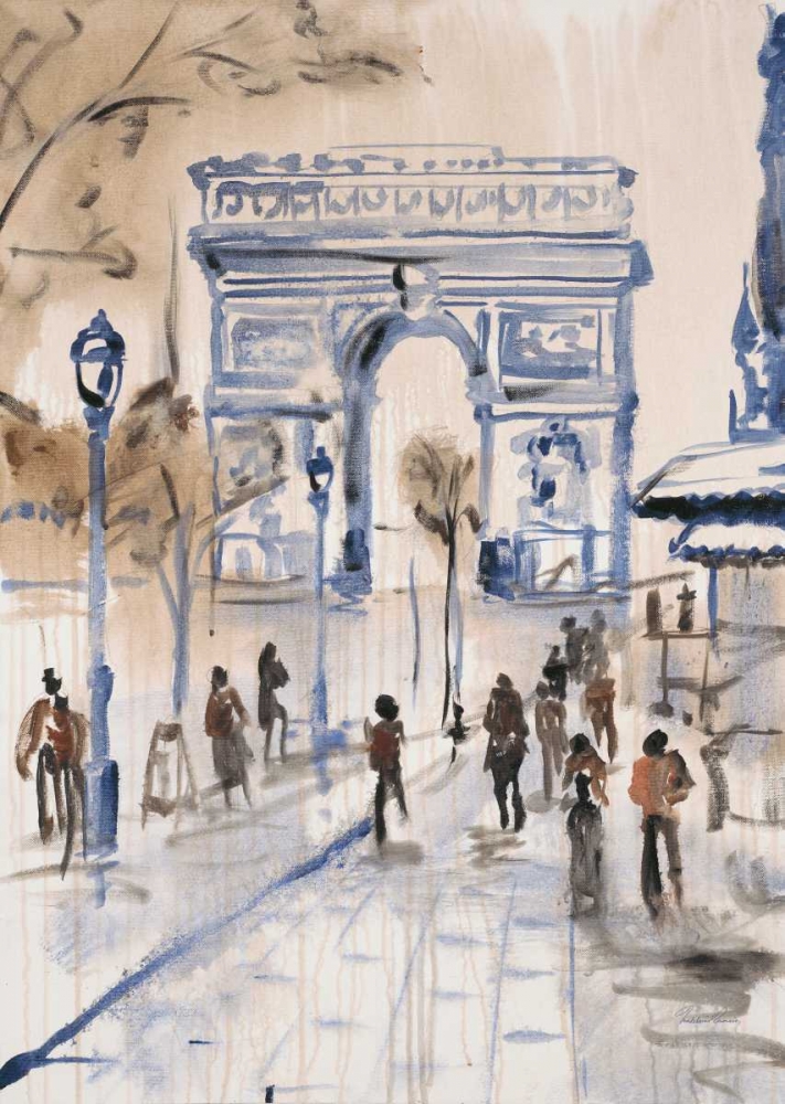 Paris Street 1 art print by Madelaine Morris for $57.95 CAD