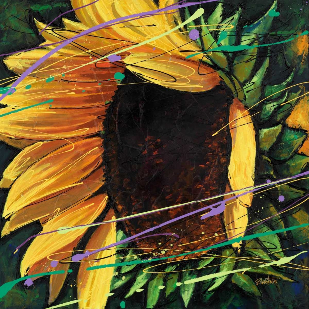 Sunflower in Motion art print by Bruce Langton for $57.95 CAD