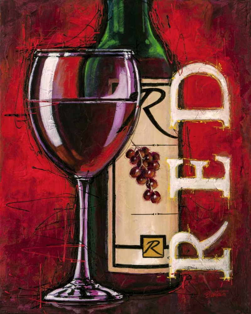 Red Wine Tasting art print by Bruce Langton for $57.95 CAD
