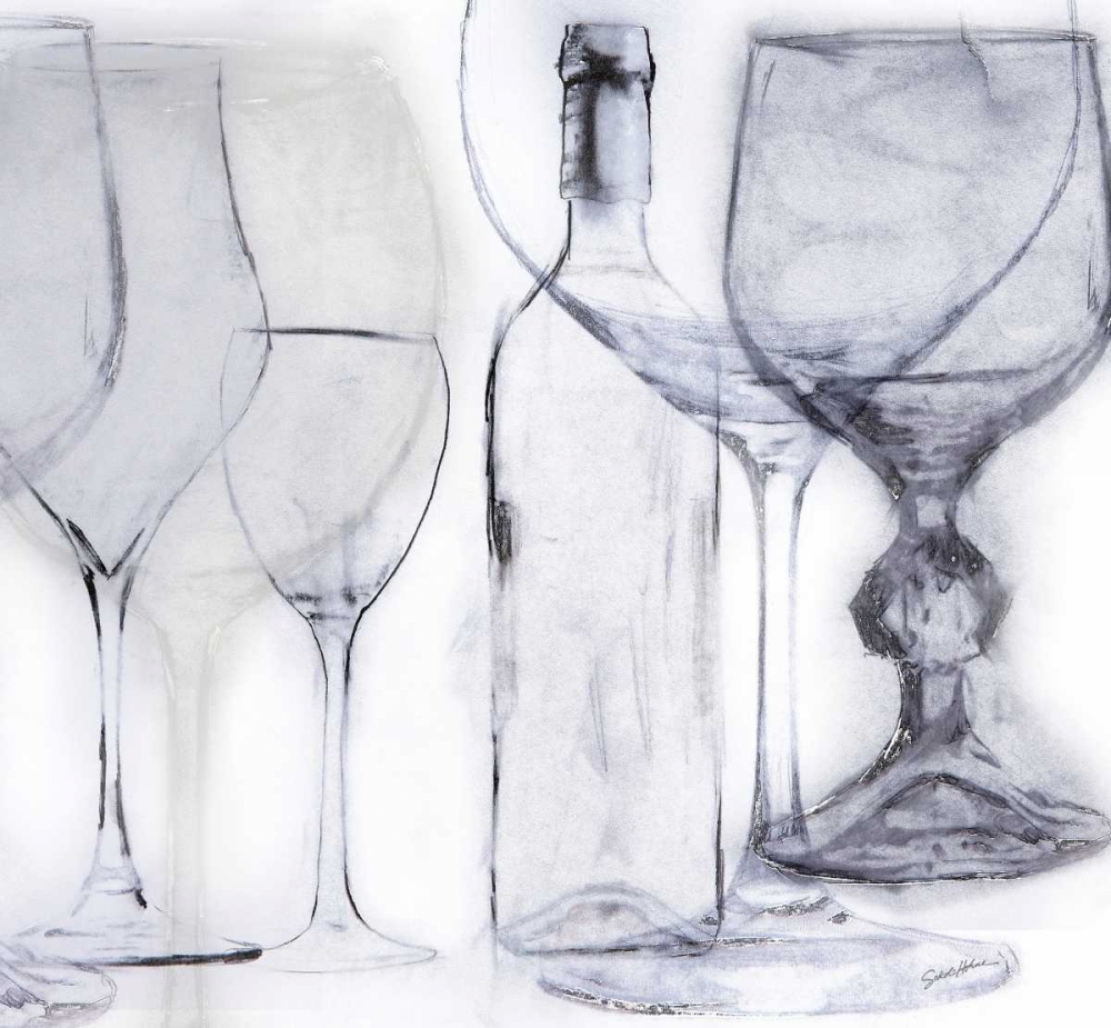 Wine Luxury 2 art print by Sokol-Hohne for $57.95 CAD