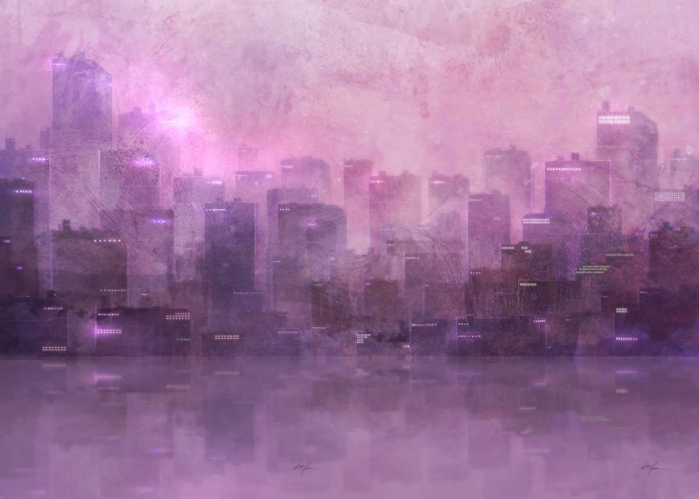 Dusk Skyline art print by Ken Roko for $57.95 CAD