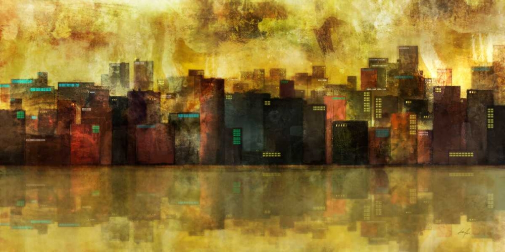 Evening Skyline art print by Ken Roko for $57.95 CAD
