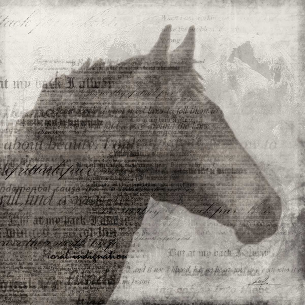 Equestrian Story 1 art print by Ken Roko for $57.95 CAD