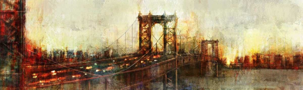 Over the Manhattan Bridge art print by Ken Roko for $57.95 CAD