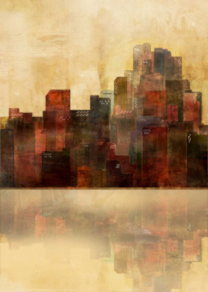 Golden Lagoon 1 art print by Ken Roko for $57.95 CAD