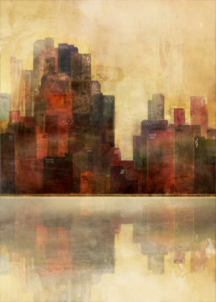 Golden Lagoon 2 art print by Ken Roko for $57.95 CAD