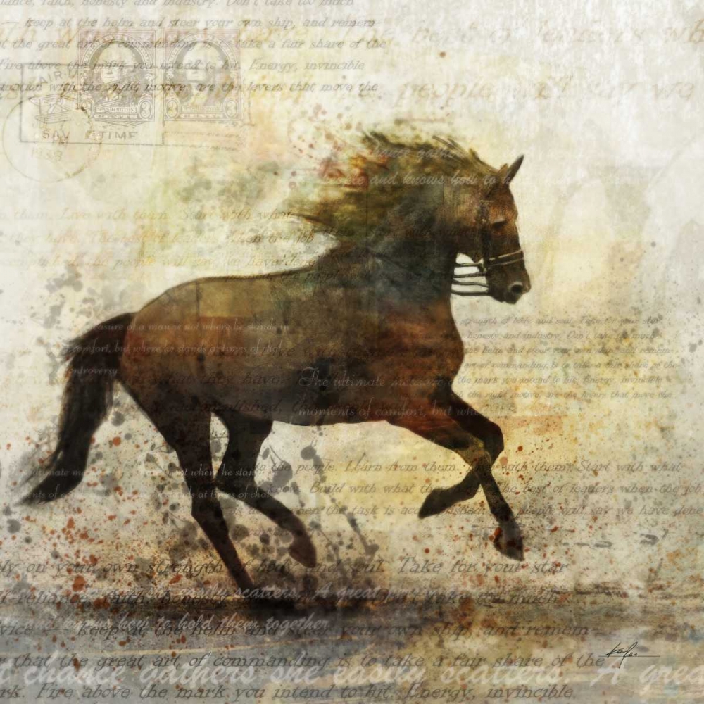 Horse Dance 1 art print by Ken Roko for $57.95 CAD