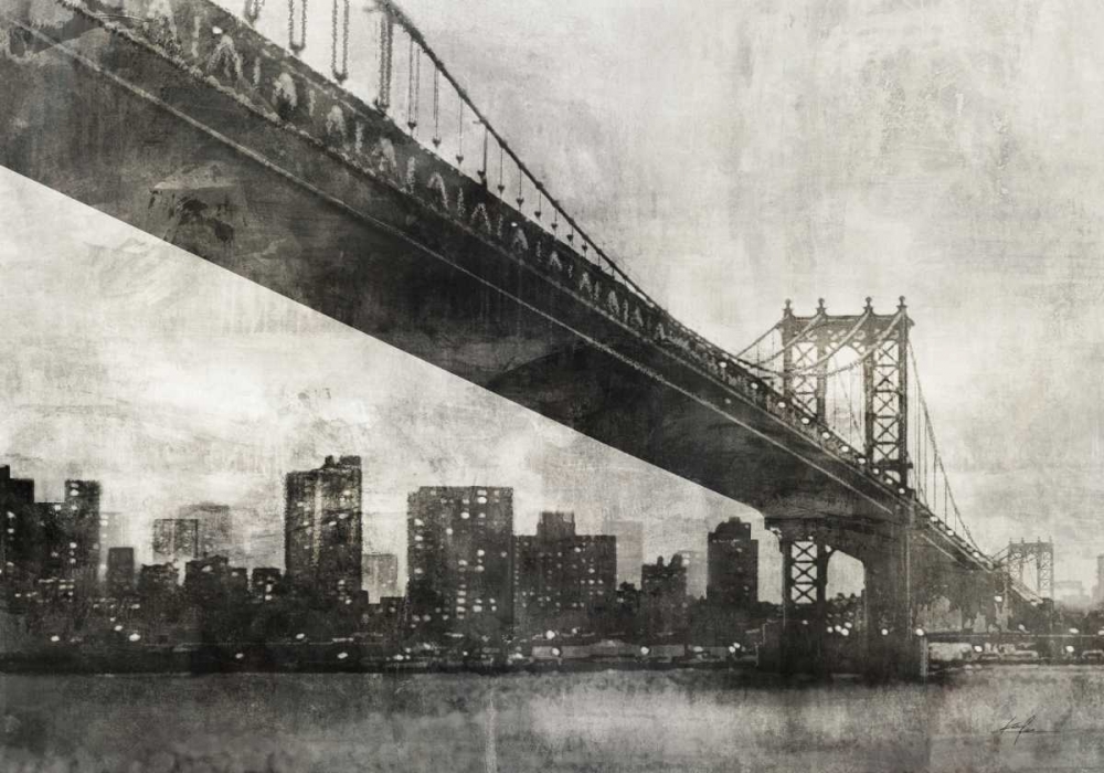 City Bridge 1 art print by Ken Roko for $57.95 CAD